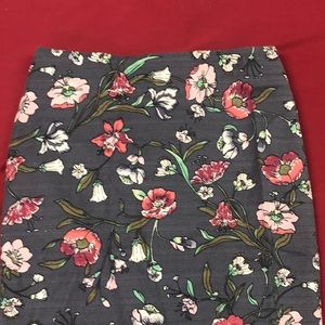 Floral Pencil Skirt
